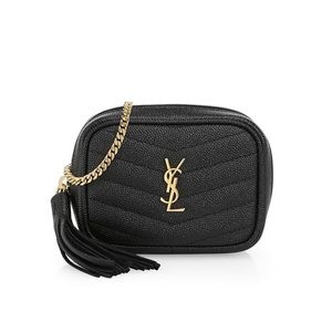 Saint Laurent
Micro Lou Matelassé Leather Camera Bag